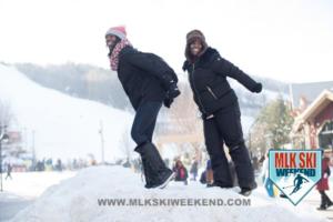 MLK Ski Weekend 2017 Black Ski Weekend ski jump pose (1)
